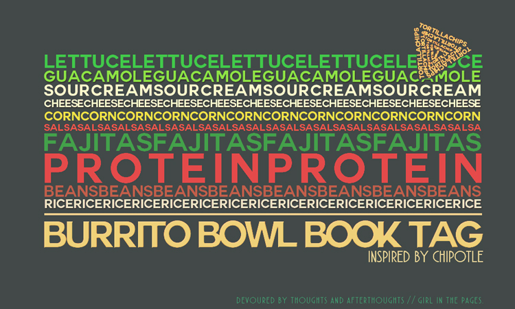 Burrito Bowl Book Tag