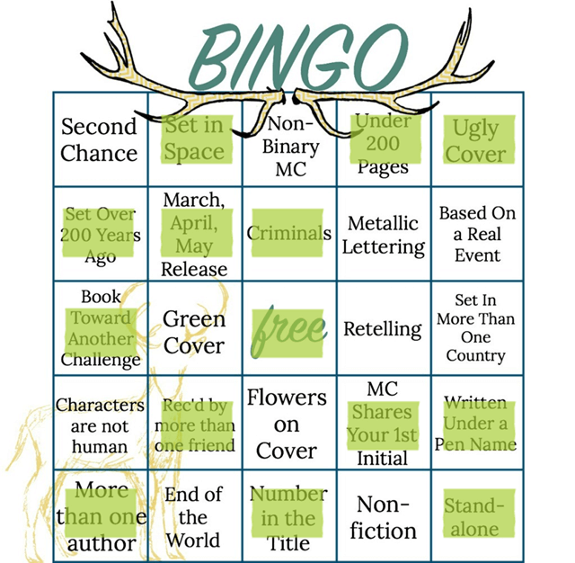 Bookish Bingo Read-a-Thon TBR and Tracking