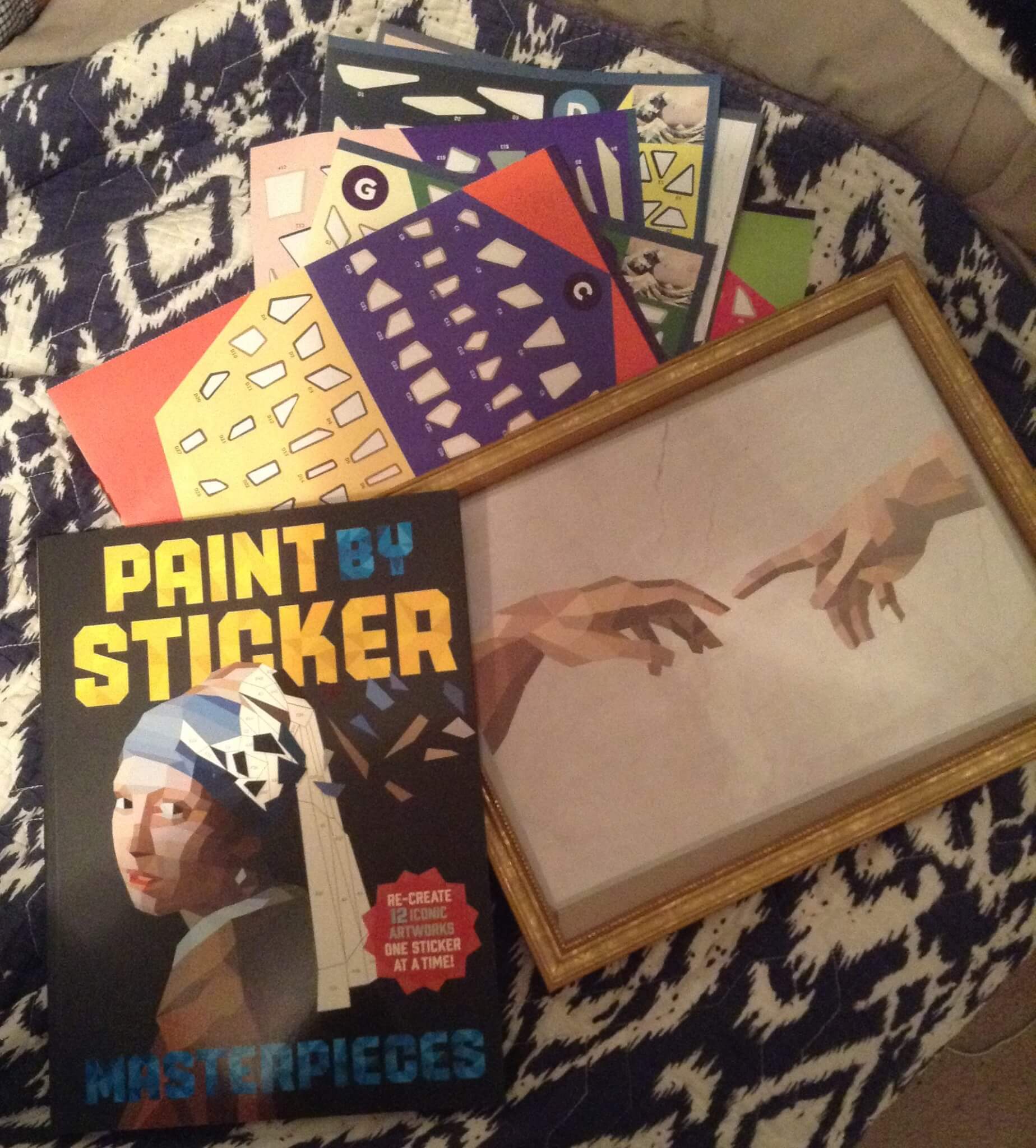 Paint by Sticker Masterpieces: Re-create 12 Iconic Artworks One Sticker at a Time! [Book]