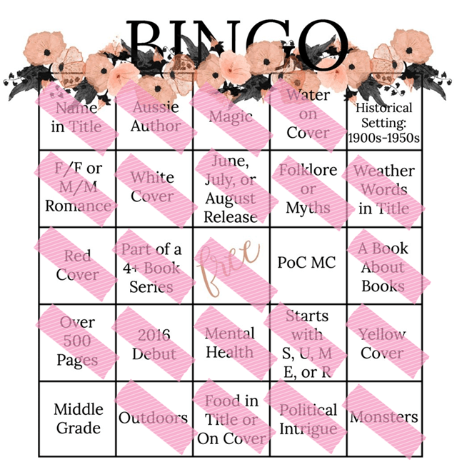 end of summer bingo
