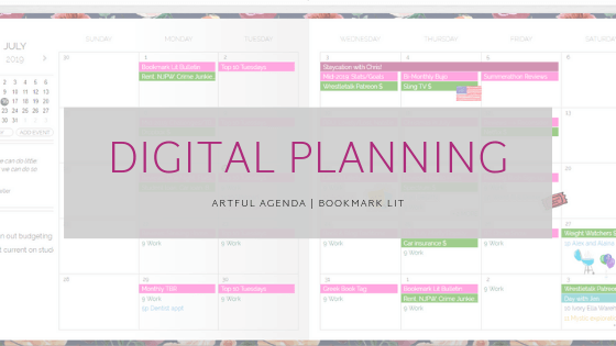 Digital Planner: Artful Agenda - Bookmark Lit