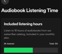 6 Months of Spotify Audiobooks